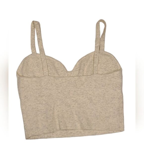 Wilfred Sicily Sweater, Heather Birch Bustier Sweater Tank Top, Plaited Knit | L - Picture 4 of 10